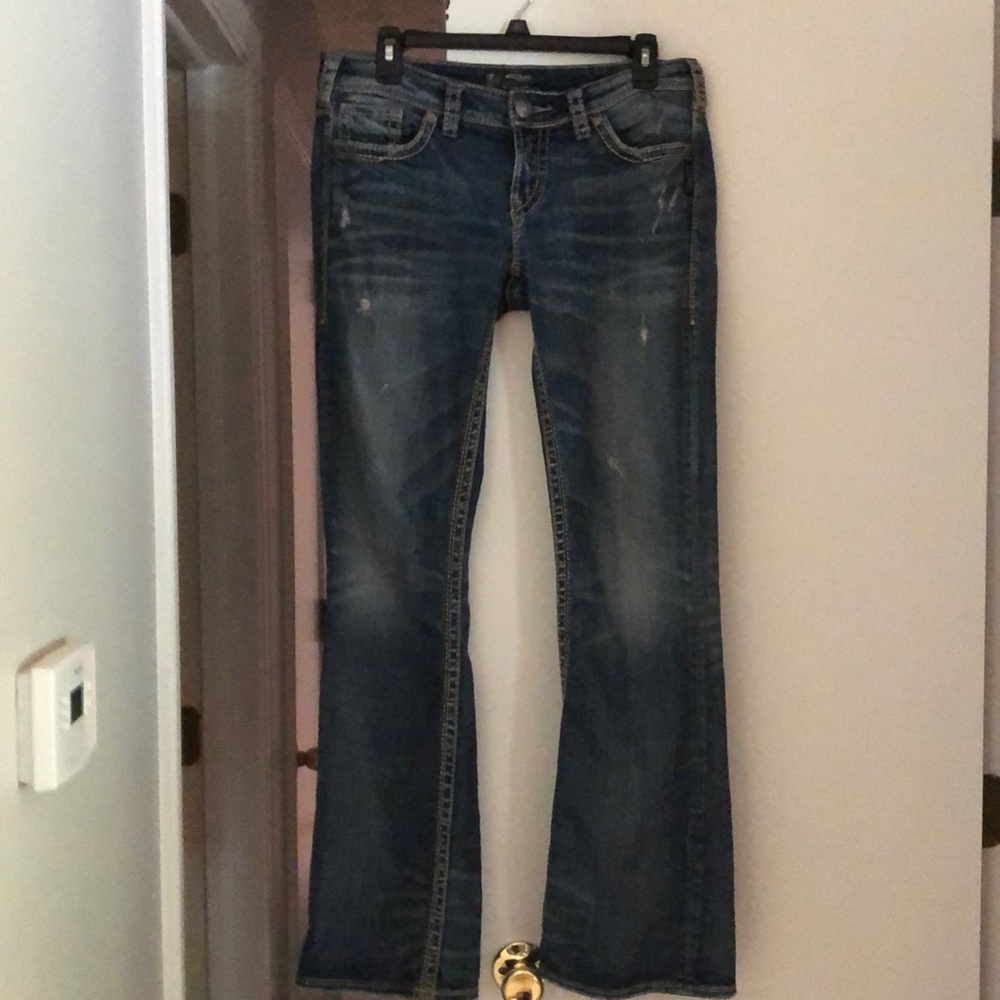 Silver jeans